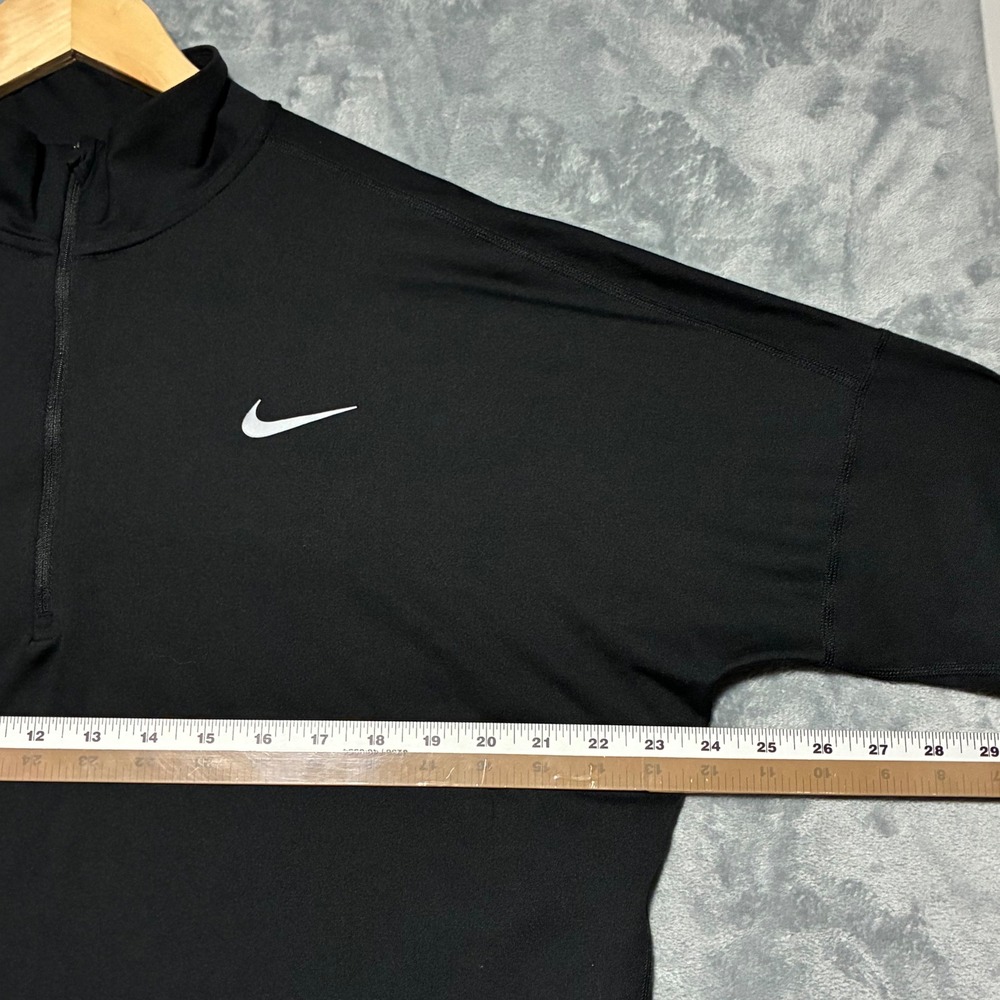 Nike Dri-FIT Quarter Zip Running Pullover Women XL Black - Picture 9 of 10